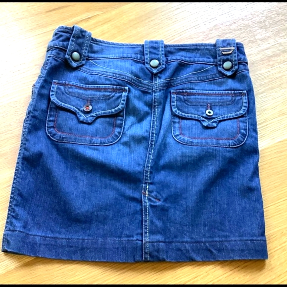 Rare Diesel Flap Pocket Jean Skirt